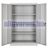 Acélszekrény fémszekrény iratszekrény 4 polc 40kg/polc teherbírás 140x90x40 szürke