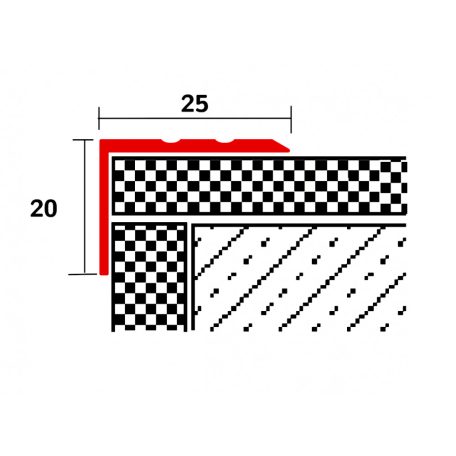 Lepcsoszegely Csuszasmentes Aluminium 2 7 M Utolag Beepithet