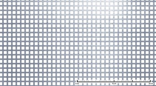 Perforált lemez rozsdamentes acél 1000x2000mm tábla 8x8 mm lyuk hálós osztással