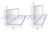 OX Fehér L profil Műanyag sarokprofil 45x20x2500 mm Sarokléc élvédő  szögprofil