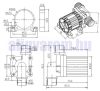 24V 28,8W 900 l/óra szivattyú pumpa sebesség szabályozóval Vízálló, olajálló, benzinálló vízmentes