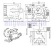 24V 86,4W 2400 l/h Keringető szivattyú nagyteljesítményű vízszivattyú pumpa
