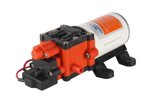 Önfelszívó membrán szivattyú 12V 66W 310 liter/óra pumpa permetező keringető vágógép hegesztőgép