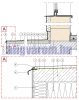 Mini teraszszegély toldóelem vízvető profil erkély balkon terasz 20 mm túllógás terasz