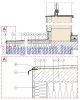 Mini teraszszegély toldóelem vízvető profil erkély balkon terasz 20 mm túllógás terasz