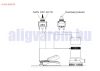 Vízszint kapcsoló vízálló és rögzíthető házzal 12V úszókapcsoló búvárkapcsoló folyadékszint kapcsolás fenékszivattyúnak 